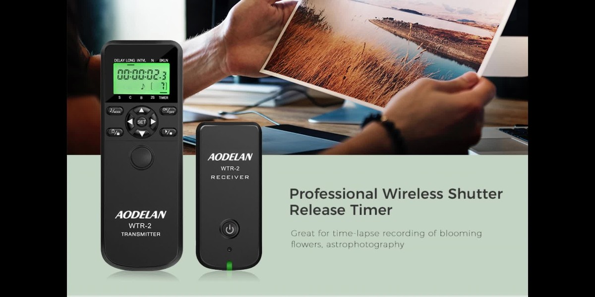Aodelan Nikon Z6 Timelapse AODELAN Wireless Timer Remote