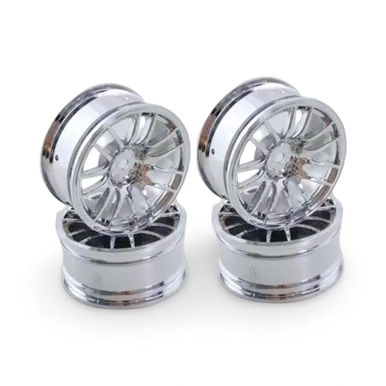 Electroplated Wheels 1.9in 12mm Hex 1:10