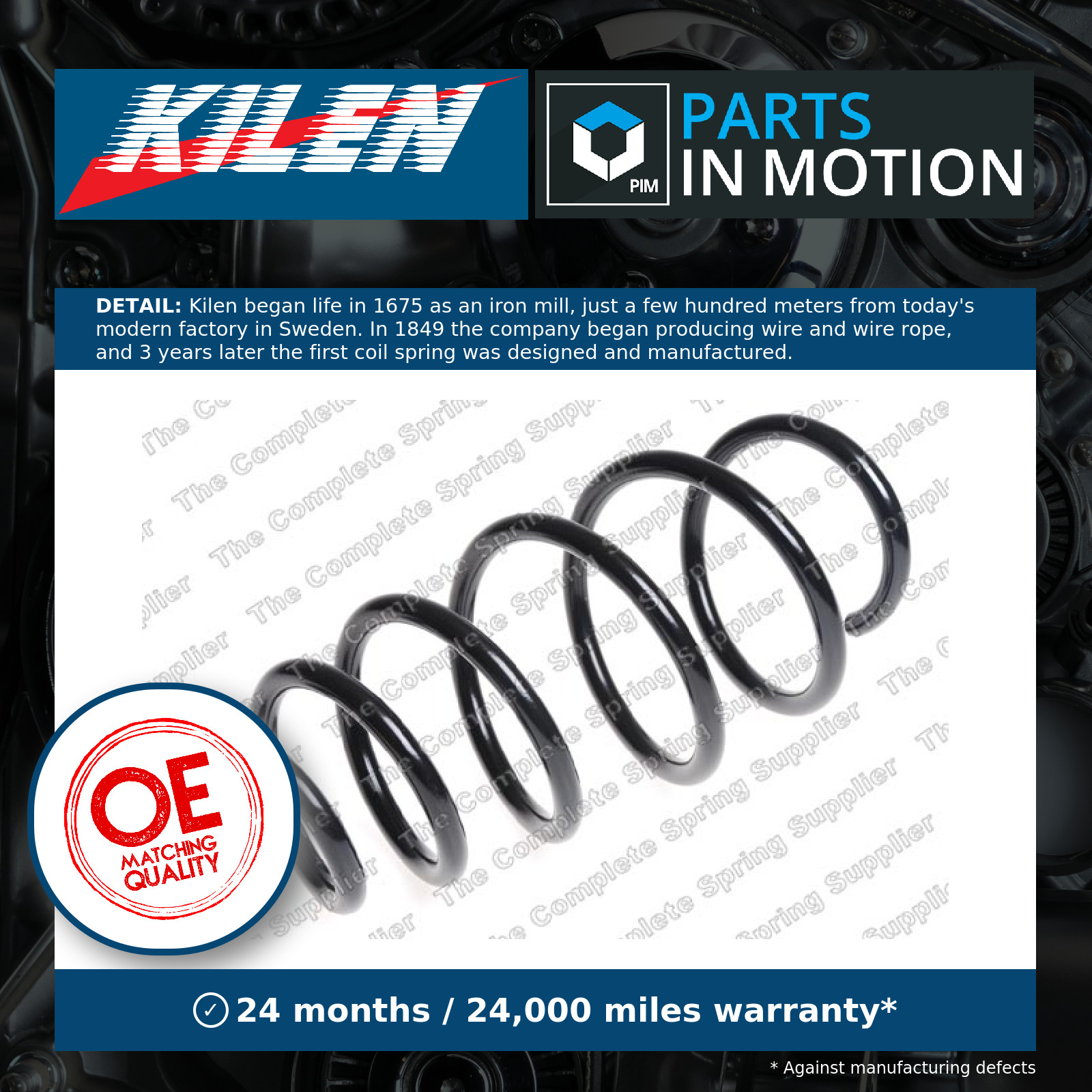 Suspension Spring Front Fits Vauxhall Insignia Opel Insignia KILEN 20122 - Image 11