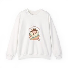 hibernation mode sweatshirt | cozy comfort, nap time crewneck