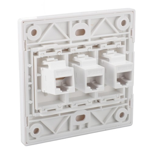 Cat 6 Ethernet-Wandplatte 3 Ports Buchse Auf Buchse -Wandplatte KUI - Afbeelding 16 van 24