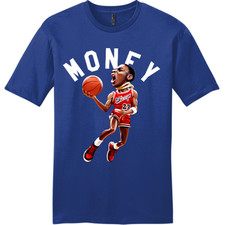 NEW Art Society x SWOD MONEY MJ 23 TOON Tee Shirt DEEP ROYAL SM-4XL MADE IN USA
