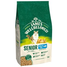 James Wellbeloved Cat Senior Dry Food Fish hHghly Digestible Tasty 1.5kg 15.39 per kilo