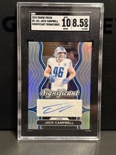 Jack Campbell Auto Significant SGC 10, 8.5 - 2024 Panini Football Detroit Lions
