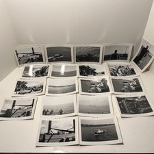 LOT Of 19 vintage 1960s PHOTOS, Soldiers military Uniforms ships , Boot Camp