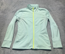 The North Face Jacket Women's M Green Full Zip Long Sleeve Athletic Active Thumb