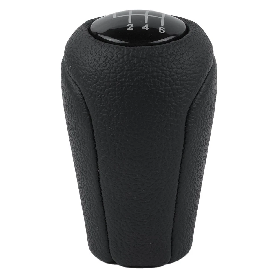 For MAZDA MX5 III 2005 2014 Car Gear Shift Knob Black PU Leather + ABS Plastic - Imagen 2 de 4