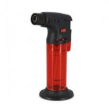briquet torche avec pied jet torch rouge