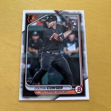 2024 Bowman COLTON COWSER ROOKIE CARD #31 RC Orioles