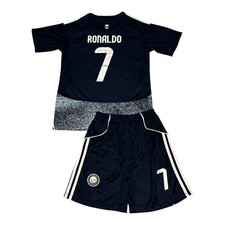 Youth Kid Ronaldo 7 Nassr Away Jersey Set