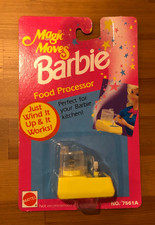 New Vintage 1992 Barbie "Magic Moves" Food Processor in Sealed Pack  NIB