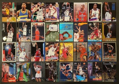 Lot of 64 Different CHRIS WEBBER Basketball Cards HOF 1993-2023 BSK4479