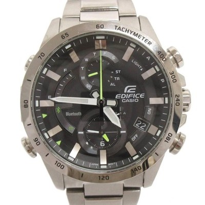 Casio CASIO EDIFICE Watch Smartphone Link EQB 900 Tough Solar Silver Color Men s