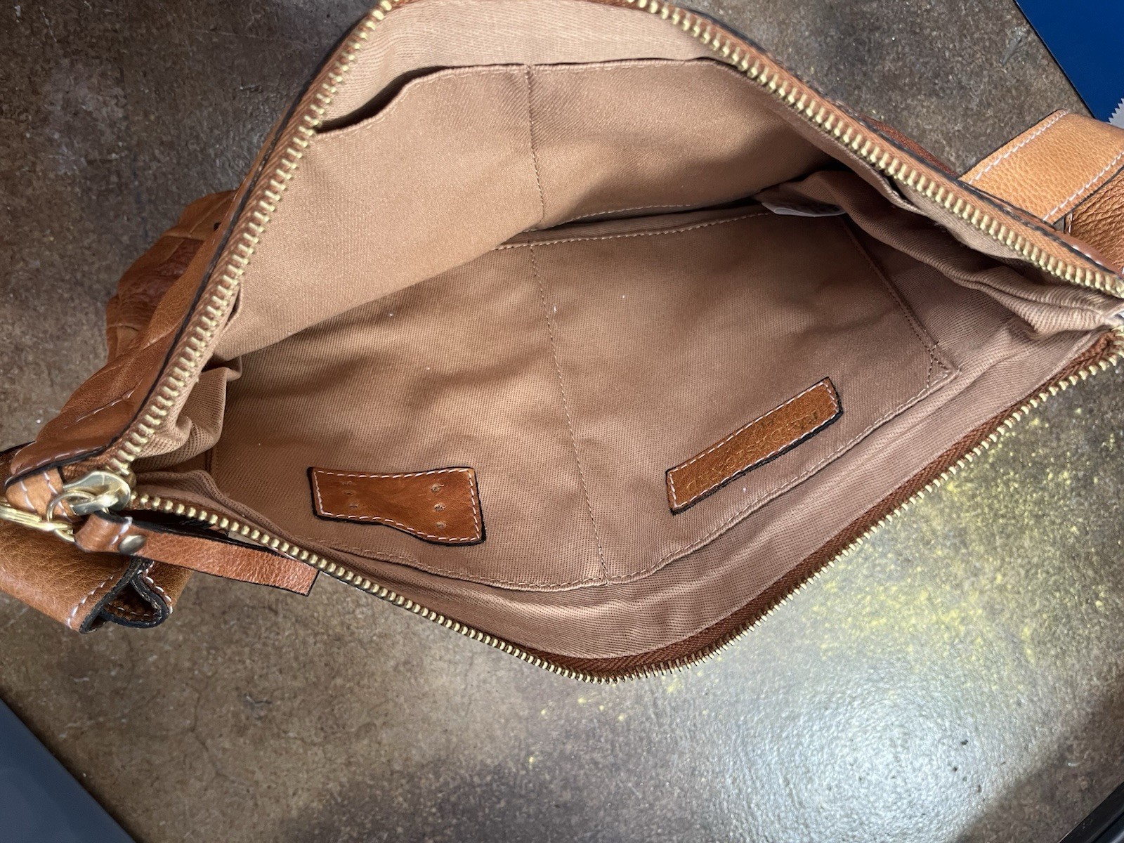 Leather patchwork purse Large Clutch handbag RE:D… - image 9