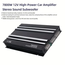 3800W/7800W Peak 4-Channel Car &Truck Stereo Audio Amplifier Power Amp System