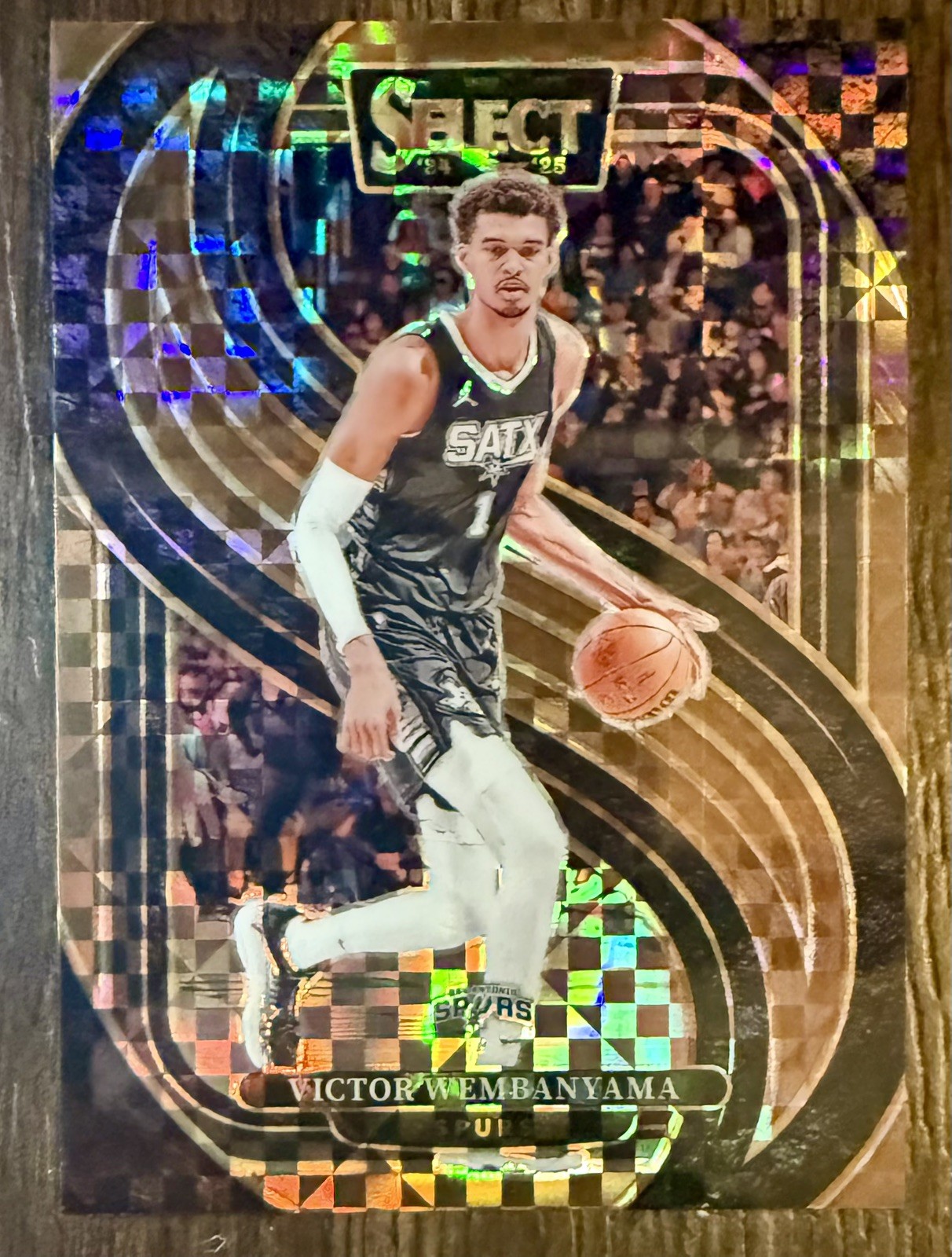 2024-25 Select Victor Wembanyama Premier Level  Bronze Checker Prizm SSP #’D /49