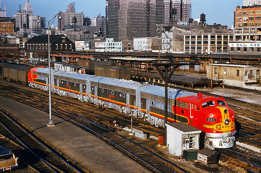 SANTA FE STREAMLINER F-3ABBA RAILROAD PHOTOGRAPH PHOTO PRINT | eBay