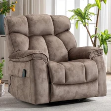 CANMOV Oversized Swivel Massage Recliner Chair