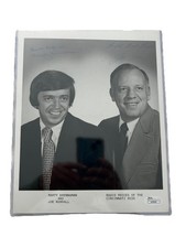 Marty Brennaman Joe Nuxhall Signed baseball Photo PSA/DNA COA Cincinnati Reds 