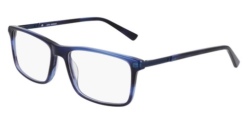 Genesis G4064 Eyeglasses Men Navy Horn 56mm New 100% Authentic - Picture 2 of 7