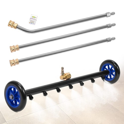 #ad 2 in 1 Pressure Washer Undercarriage Cleaner Water Broom 24quot; Surface Cleaner... $69.55