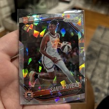 2025 Panini Prizm WNBA Silver Ice Saniya Rivers RC Connecticut Sun