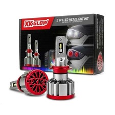Xkglow Xk045004-h7 App Controlled Rgb Devil Eye Led Conversion Kit H7 White