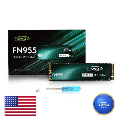 Fikwot Fn955 1Tb Nvme Ssd M.2 2280 Pcie Gen4X4 Up To 7300Mb/S 3D Nand Tlc Flash