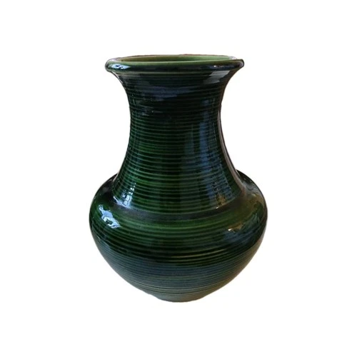 Mccoy #5012 Green Artisan 7.5" Vase~USA