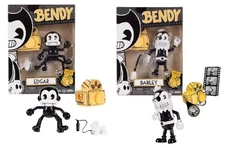 Bendy &  the Ink Machine Barley & Edgar Wave 4 Action Figure Lot w/Accessories