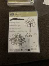 Stampin Up SHELTERING TREE Stamp Set Branches Swing Trees Seasons 137163