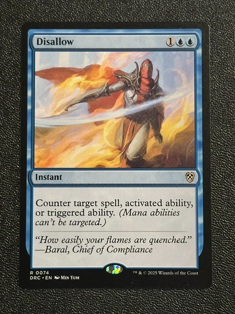 Disallow Commander: Aetherdrift Regular