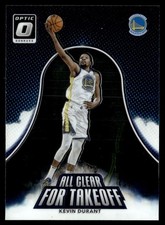 2018-19 Donruss Optic All Clear For Takeoff Kevin Durant Auto Golden State