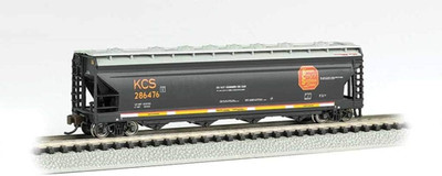 Trains ACF 56' 4-Bay Center-Flow Hopper - KCS #286476 - N Scale, Prototypical Bl