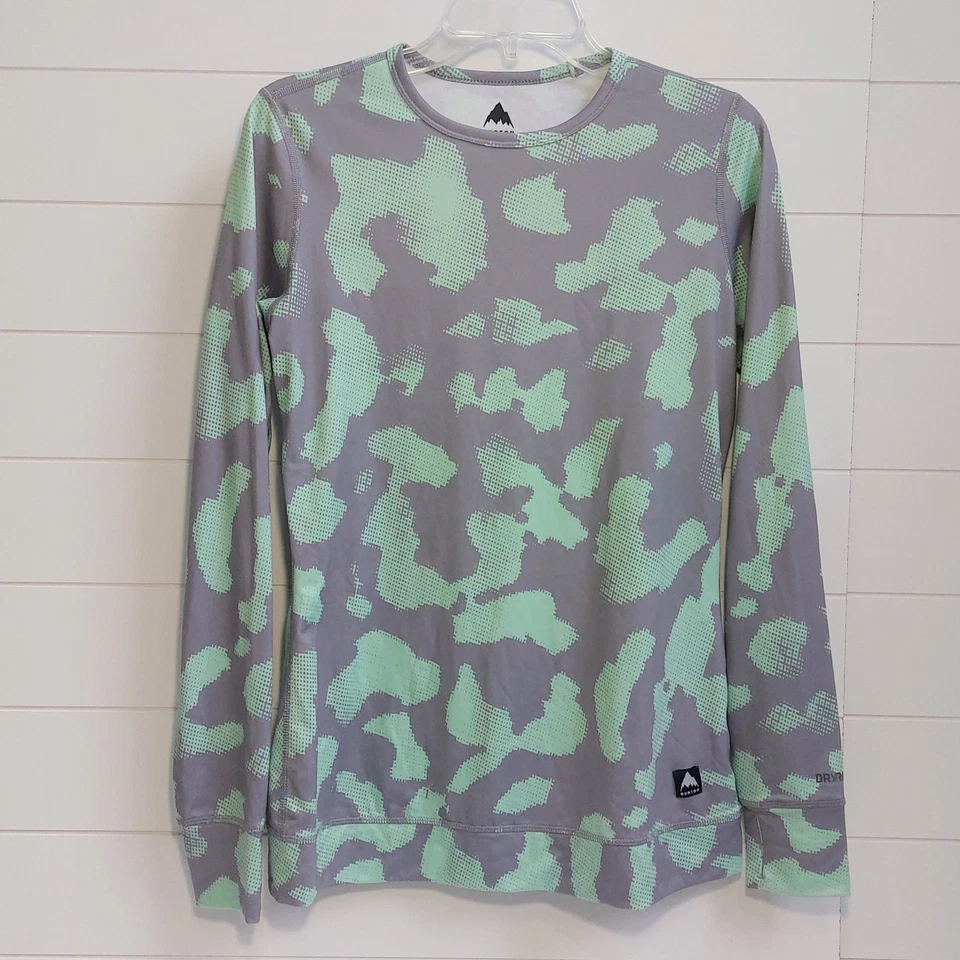 Top Burton de peso medio capa base cuello redondo grande camuflaje digital paseo seco Foto 2 de 4