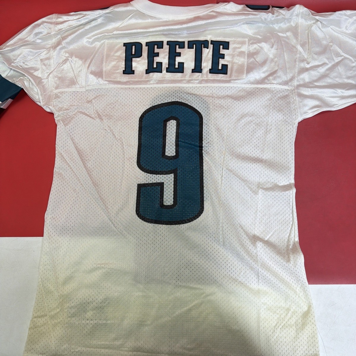 Vintage 1995 Starter Philadelphia Eagles Rodney Peete #9 Jersey 48