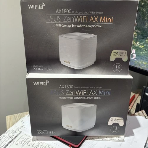 ASUS ZenWiFi XD4 Plus AX1800 WiFi System, White, 2x Antennas, MU-MIMO, Dual-Band