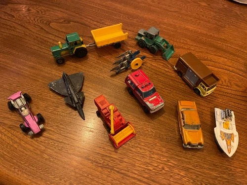 Vintage Matchbox Lesley Die Cast Cars planes farm vehicle Bundle Job lot x10