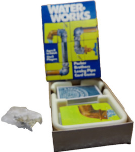 Water Works Parker Brothers leaky pipe card game complete 1976 issued