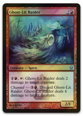Ghost-Lit Raider #99 (Foil) LP Launch Party & Release Event Promos Magic MTG