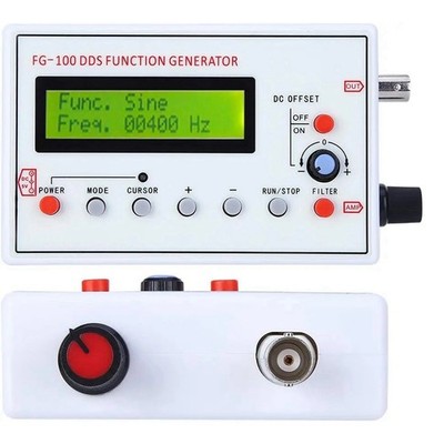 FG-100 DDS Funktionssignalgenerator Für Frequenzzähler 1Hz-500kHz Sinus