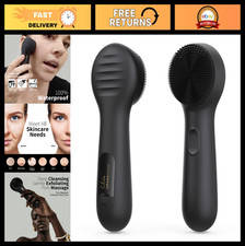 Rechargeable Waterproof Silicone Face Scrubber Brush for Cleansing  Exfoliating