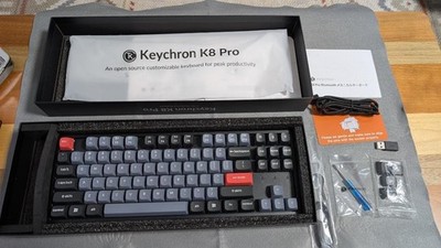 Keychron Keyboard K8 Pro K8P-J1 US Red Switch TKL Wireless getestet
