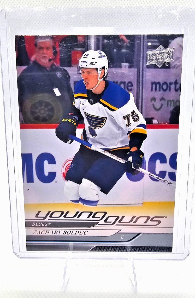 Zachary Bolduc Young Guns 2024-25 Upper Deck Series 1 #201 Rookie STL Blues