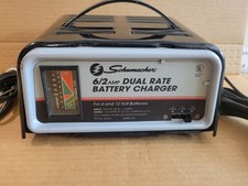 Schumacher 6 2 Amp Dual Rate Battery Charger 6 12 Volt