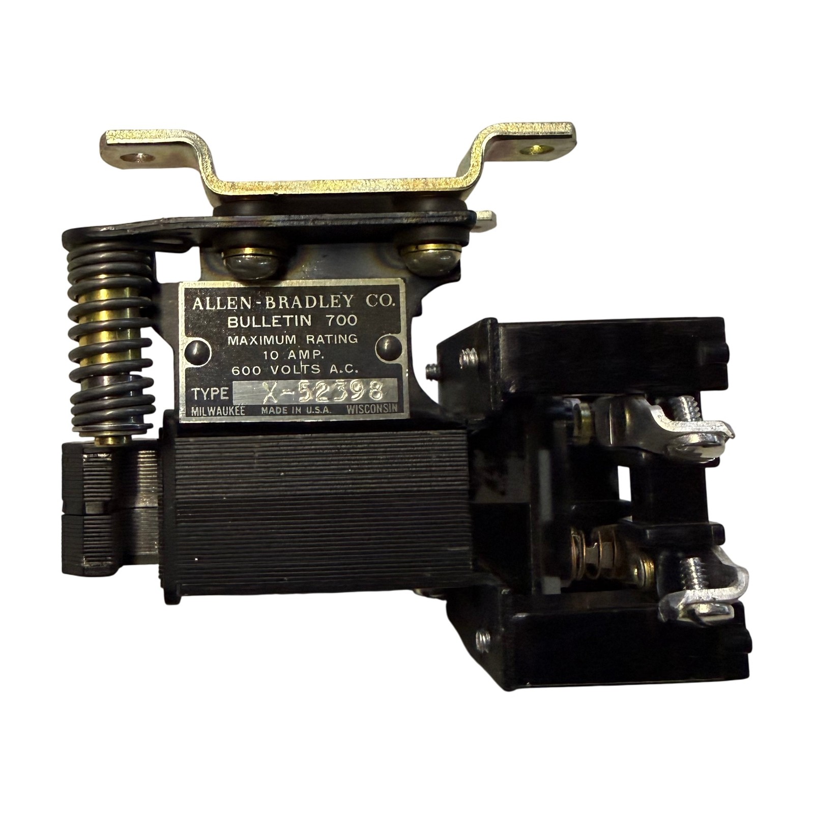 Allen-Bradley Bulletin 700 X-52398 10A 600VAC Industrial Control Relay
