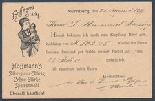Bayern., Privatganzsache Hoffmann's St&auml;rke, PP 7 - B10-01, gelaufen.