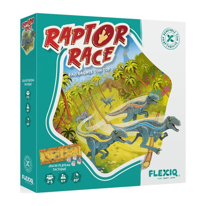 Raptor Race Asmodee le jeu d'ambiance idéal pour animer vos apéros et week-ends entre amis