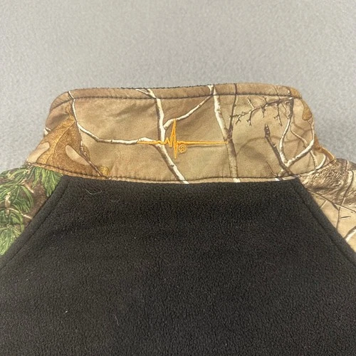 Habit Mens Fleece Jacket XL Realtree Camo hunting Full Zip FJ1229 Anthracite image 10