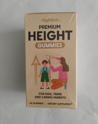 Height Growth Vitamin Gummies Calcium Magnesium Zinc Amino Acids Supplement